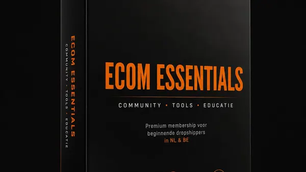 Ecom Essentials Membership promotional cover image for the Dutch dropshipping tools bundle