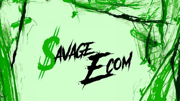 Savage Ecom Community promotional cover image for the dropshipping mentorship group
