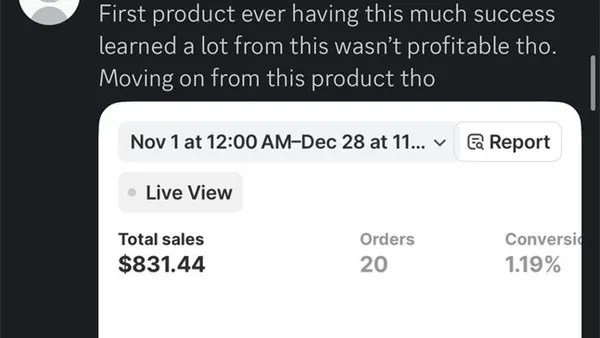 Promotional cover image for One of One dropshipping mentorship